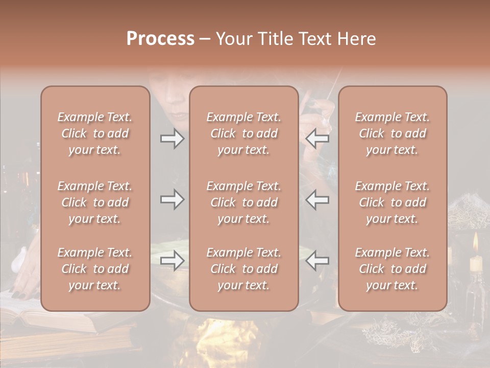 Evil Sorceress Bad PowerPoint Template