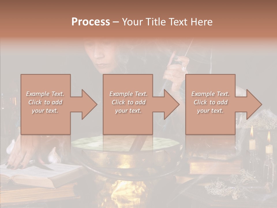 Evil Sorceress Bad PowerPoint Template
