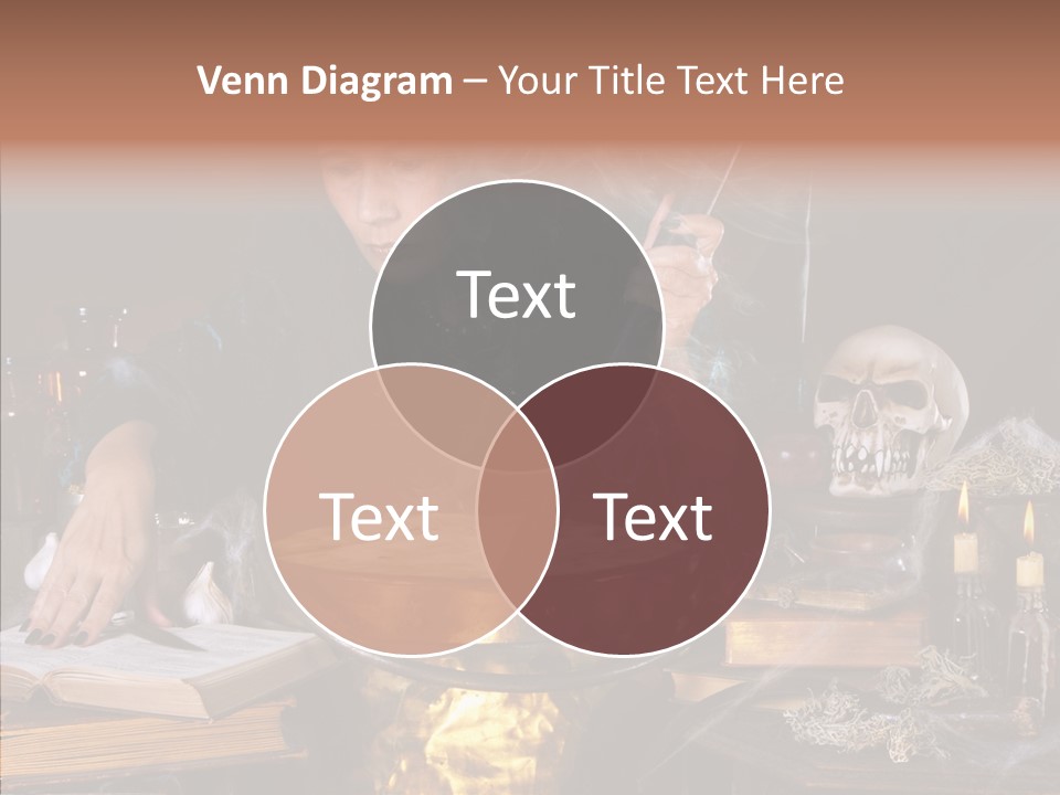 Evil Sorceress Bad PowerPoint Template