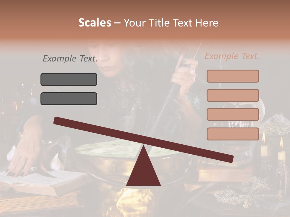 Evil Sorceress Bad PowerPoint Template