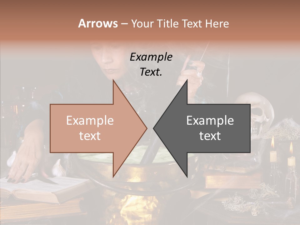 Evil Sorceress Bad PowerPoint Template