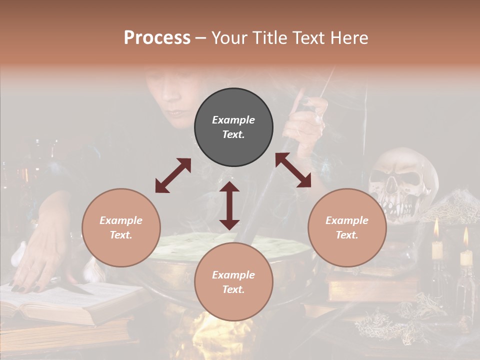 Evil Sorceress Bad PowerPoint Template
