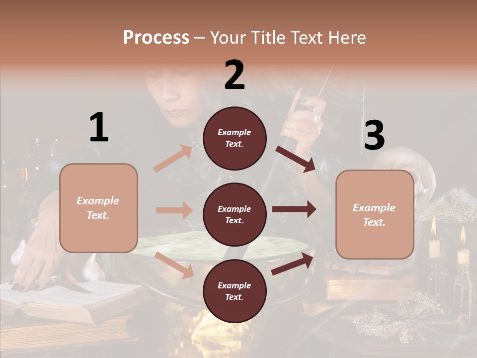 Evil Sorceress Bad PowerPoint Template