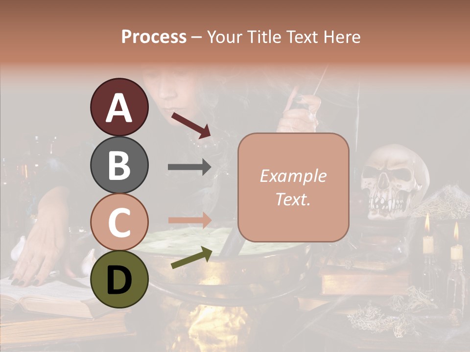 Evil Sorceress Bad PowerPoint Template