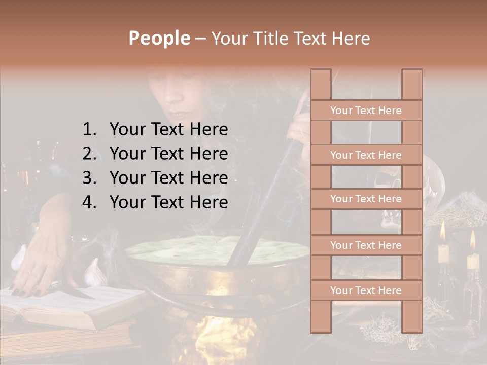 Evil Sorceress Bad PowerPoint Template