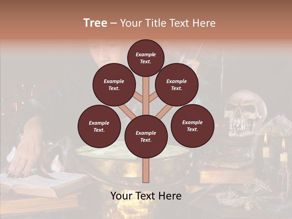 Evil Sorceress Bad PowerPoint Template