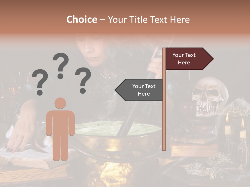 Evil Sorceress Bad PowerPoint Template