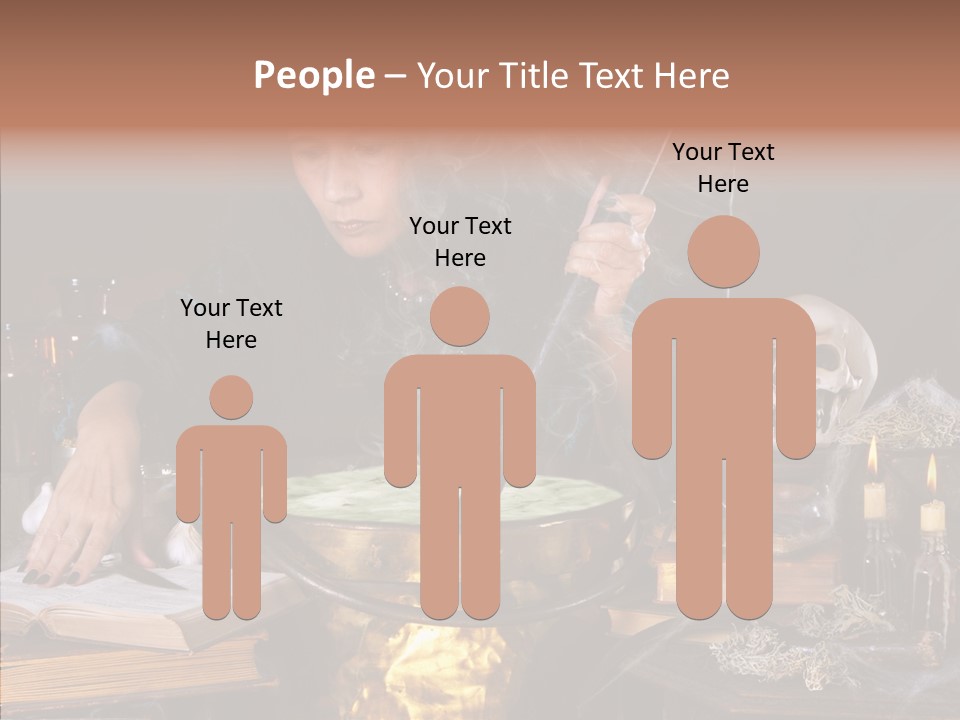 Evil Sorceress Bad PowerPoint Template