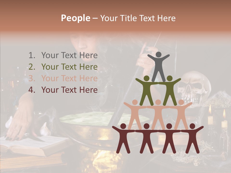 Evil Sorceress Bad PowerPoint Template