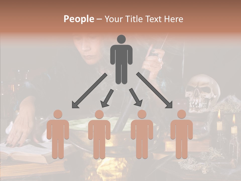 Evil Sorceress Bad PowerPoint Template