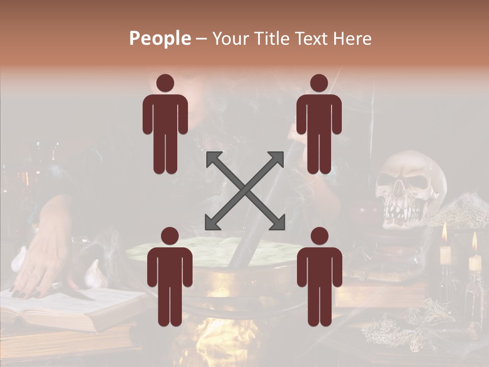 Evil Sorceress Bad PowerPoint Template