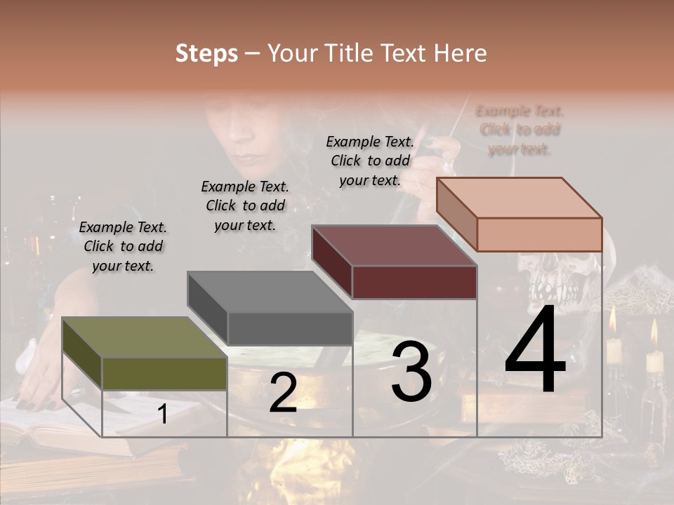 Evil Sorceress Bad PowerPoint Template