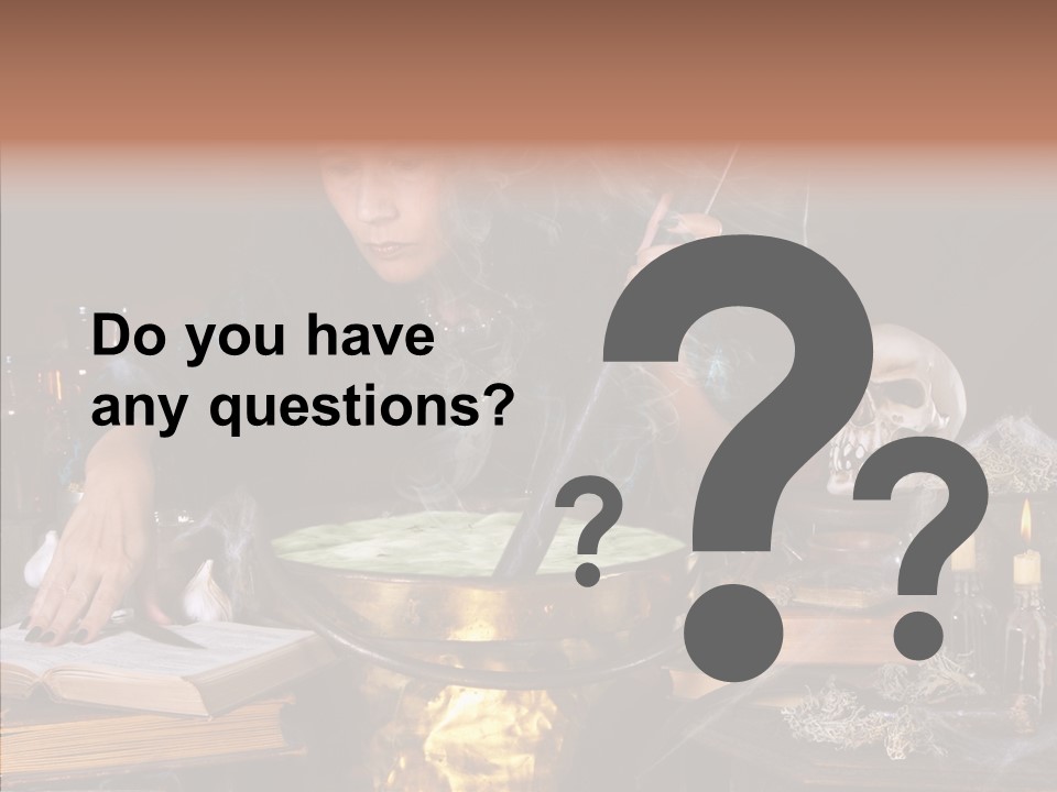 Evil Sorceress Bad PowerPoint Template