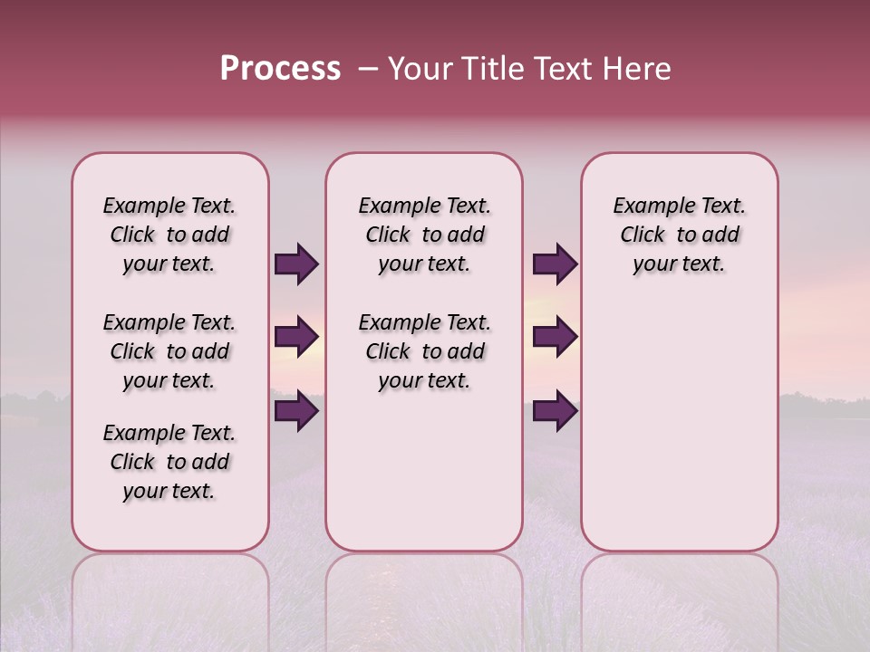 Dusk Perfume Field PowerPoint Template