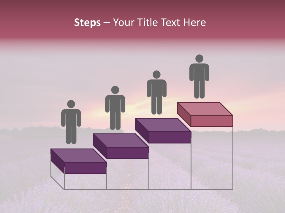 Dusk Perfume Field PowerPoint Template