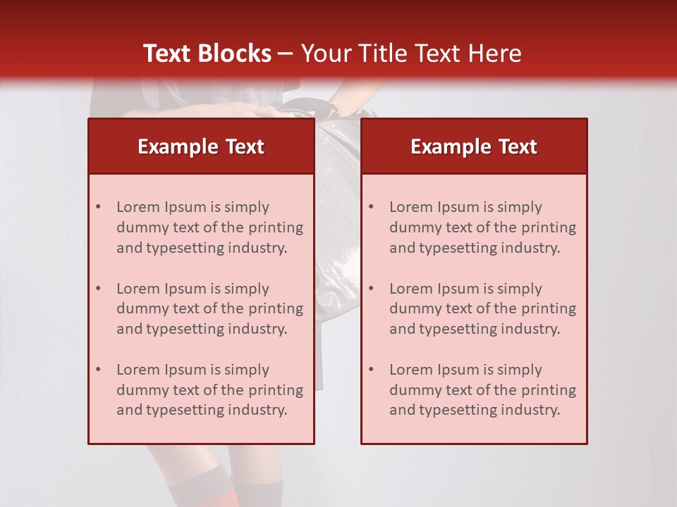 People Light Glamour PowerPoint Template