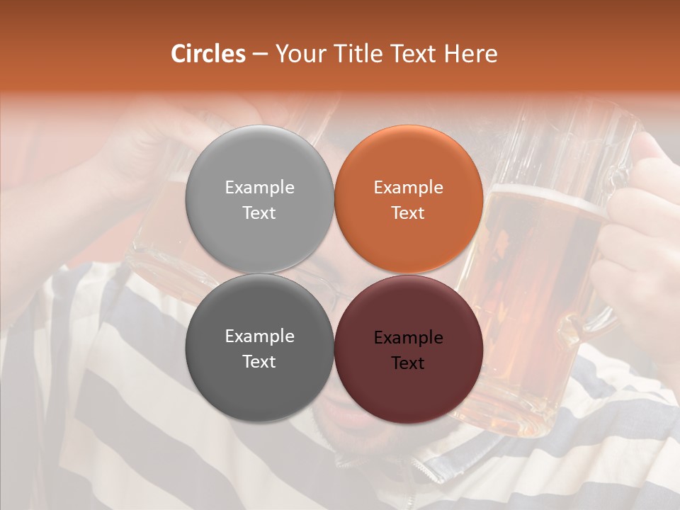 Portrait Beverage Pain PowerPoint Template