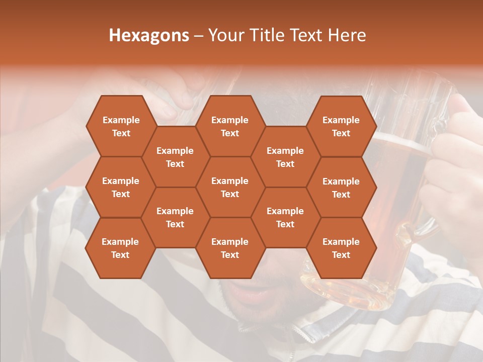 Portrait Beverage Pain PowerPoint Template