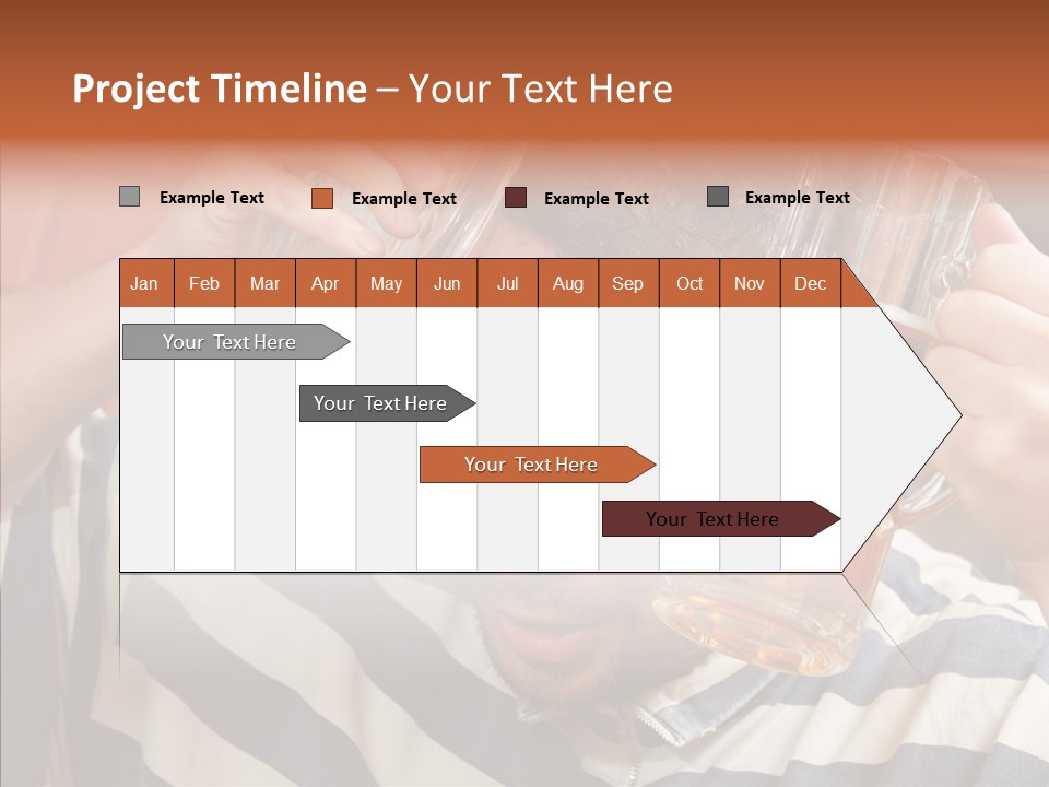 Portrait Beverage Pain PowerPoint Template