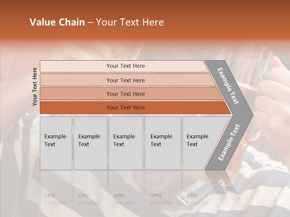 Portrait Beverage Pain PowerPoint Template