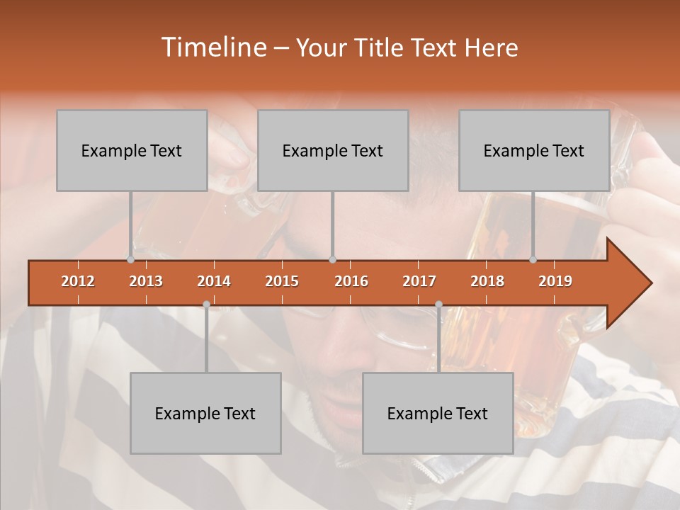 Portrait Beverage Pain PowerPoint Template