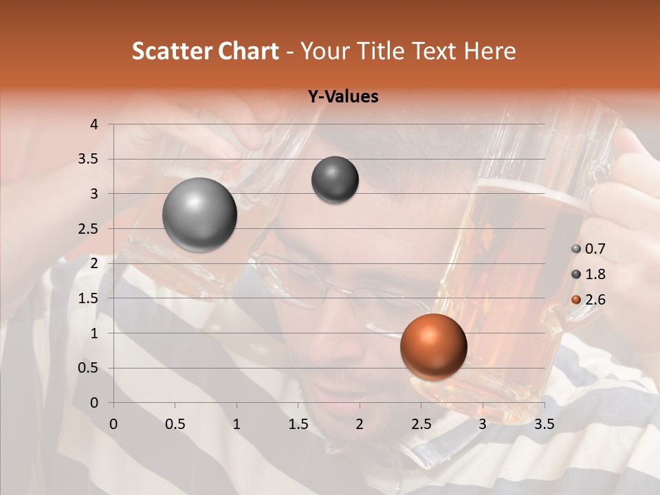 Portrait Beverage Pain PowerPoint Template