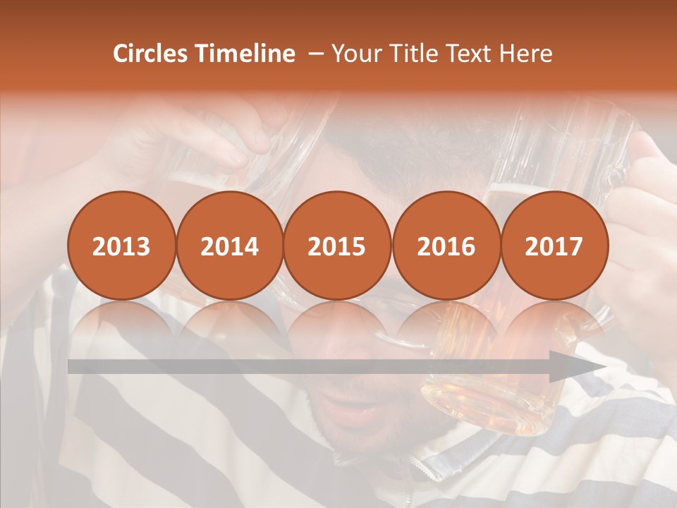 Portrait Beverage Pain PowerPoint Template