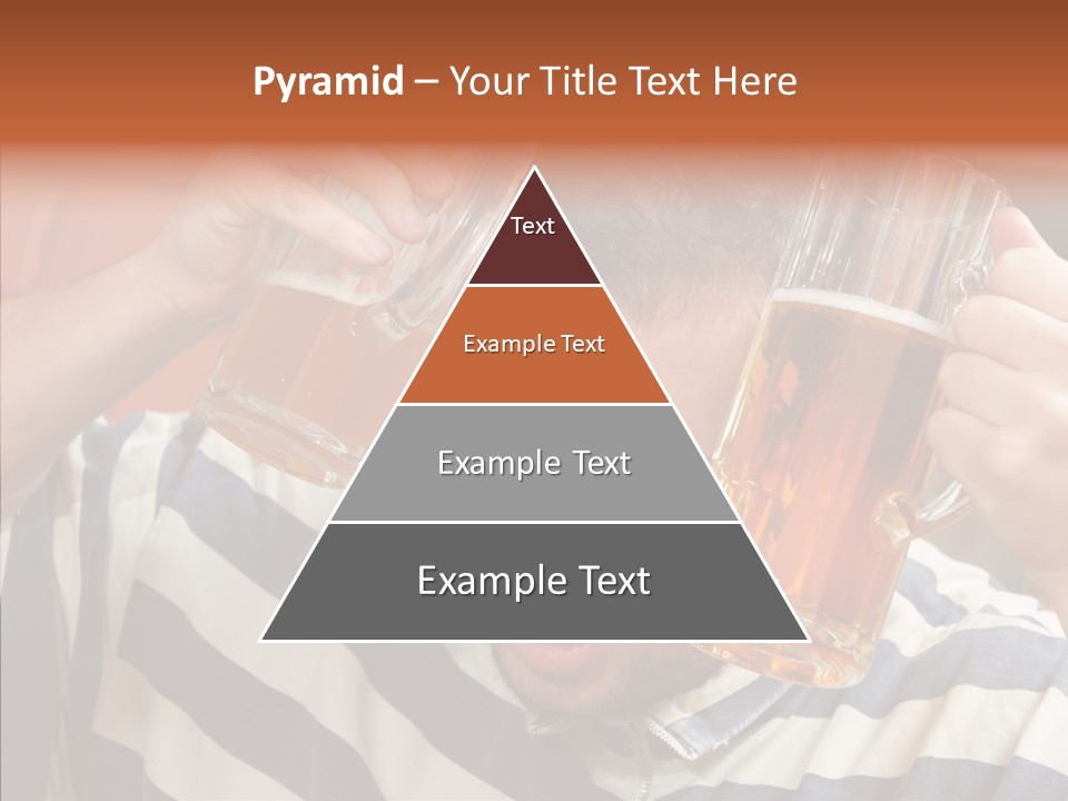 Portrait Beverage Pain PowerPoint Template