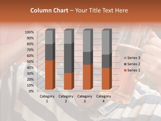 Portrait Beverage Pain PowerPoint Template