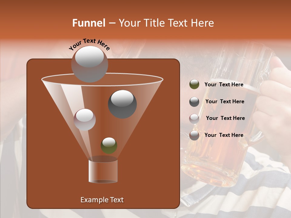 Portrait Beverage Pain PowerPoint Template