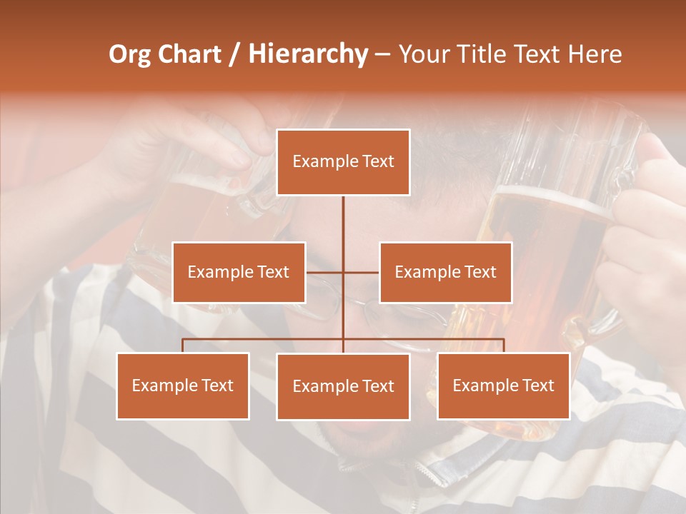 Portrait Beverage Pain PowerPoint Template