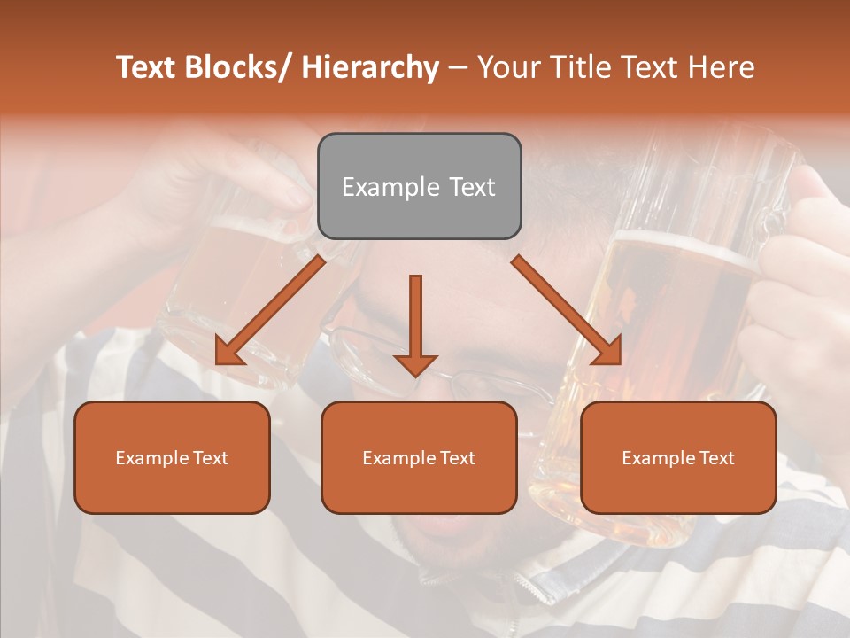 Portrait Beverage Pain PowerPoint Template