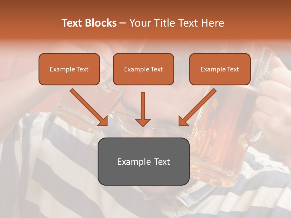 Portrait Beverage Pain PowerPoint Template