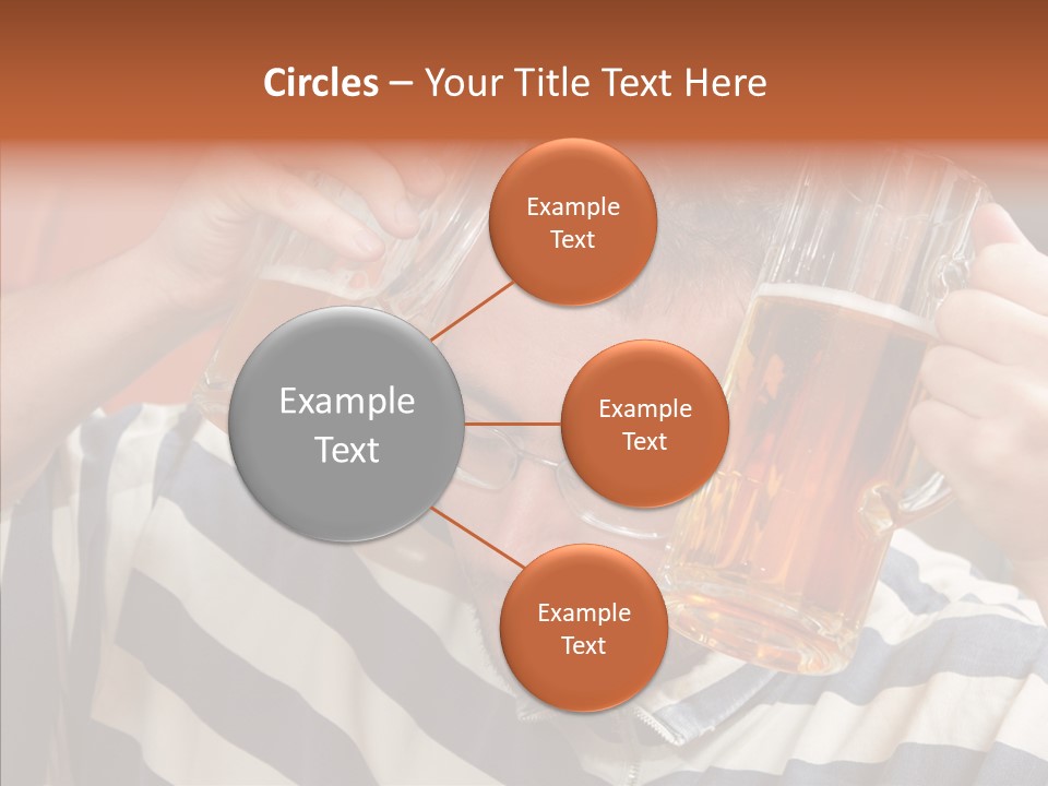 Portrait Beverage Pain PowerPoint Template