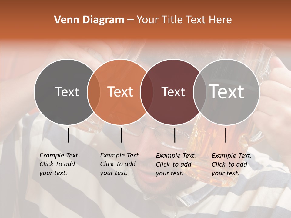 Portrait Beverage Pain PowerPoint Template