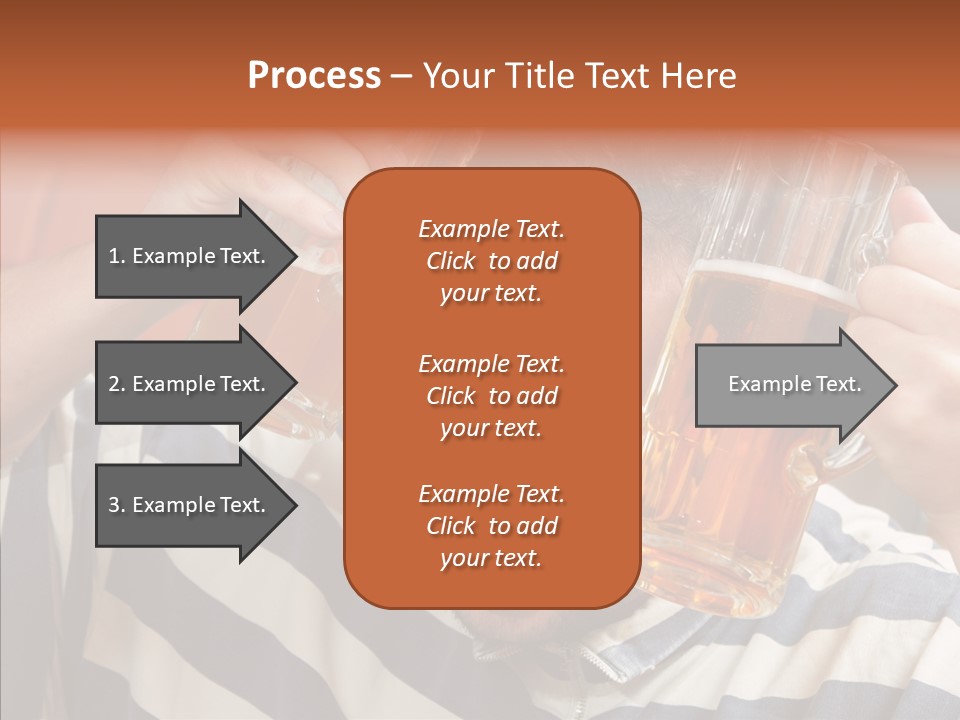 Portrait Beverage Pain PowerPoint Template