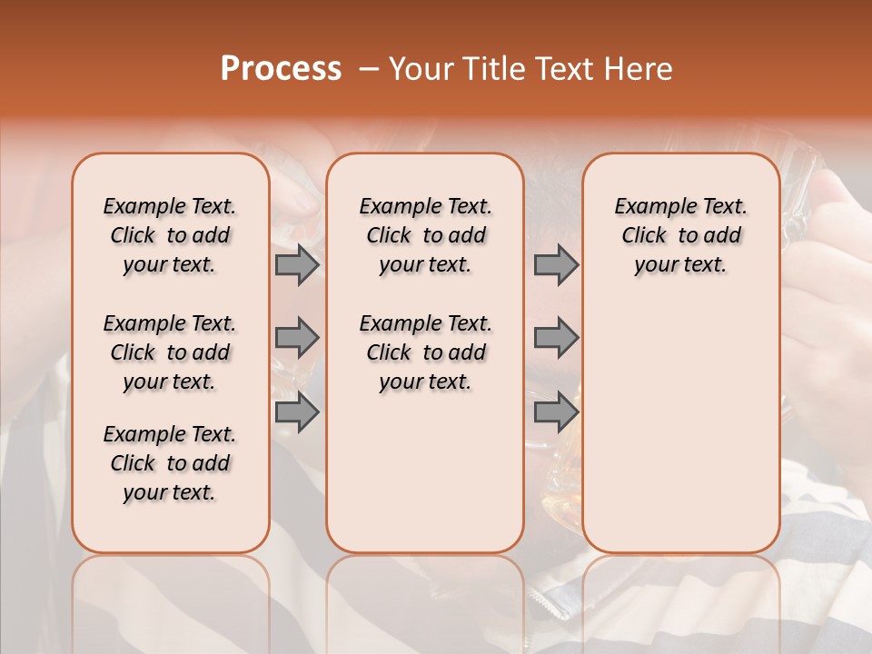 Portrait Beverage Pain PowerPoint Template