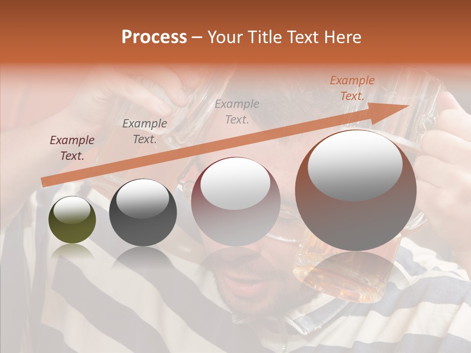 Portrait Beverage Pain PowerPoint Template