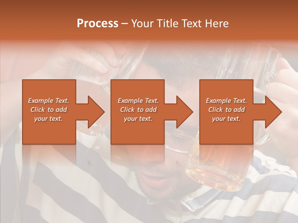 Portrait Beverage Pain PowerPoint Template