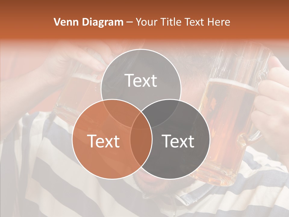 Portrait Beverage Pain PowerPoint Template