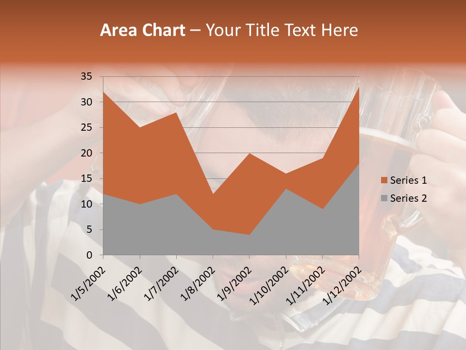 Portrait Beverage Pain PowerPoint Template