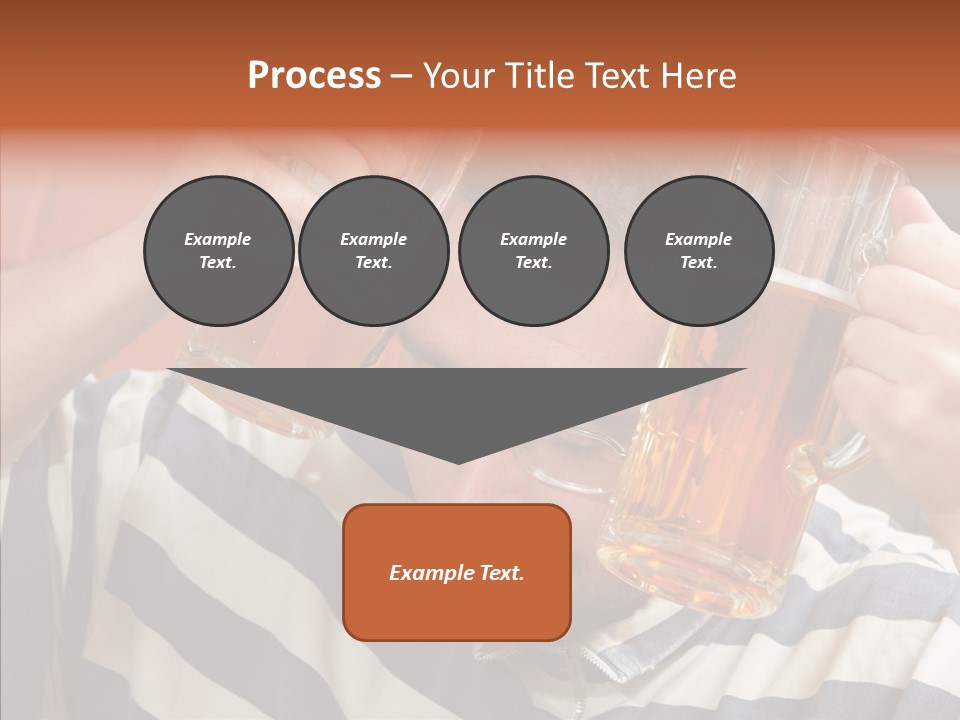 Portrait Beverage Pain PowerPoint Template