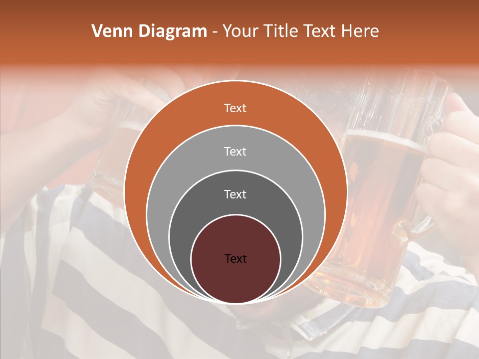Portrait Beverage Pain PowerPoint Template