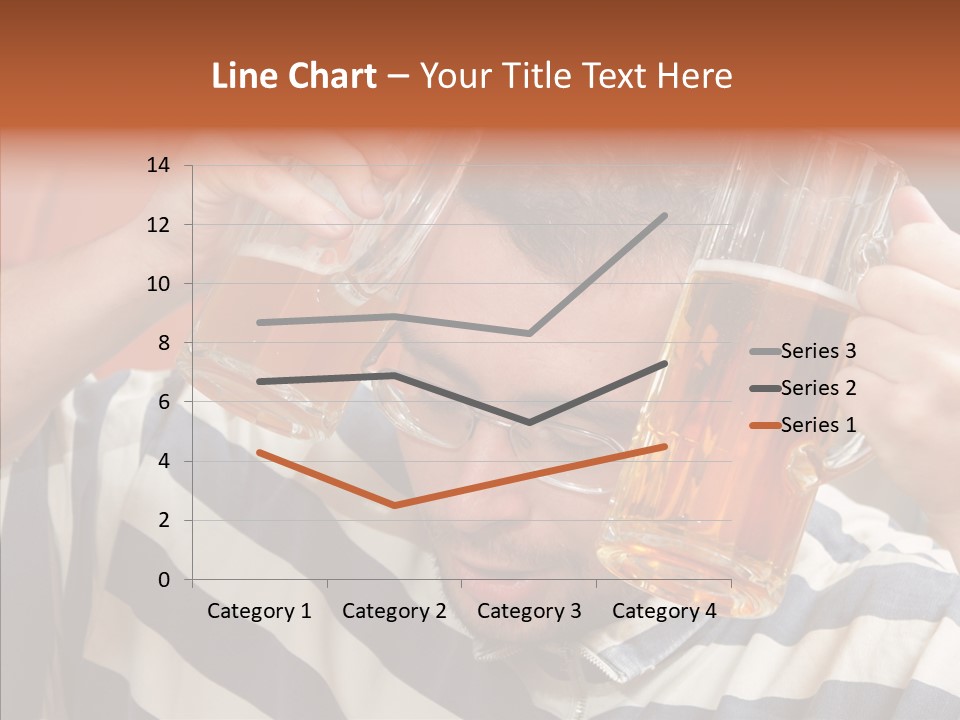 Portrait Beverage Pain PowerPoint Template