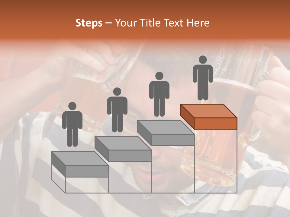 Portrait Beverage Pain PowerPoint Template