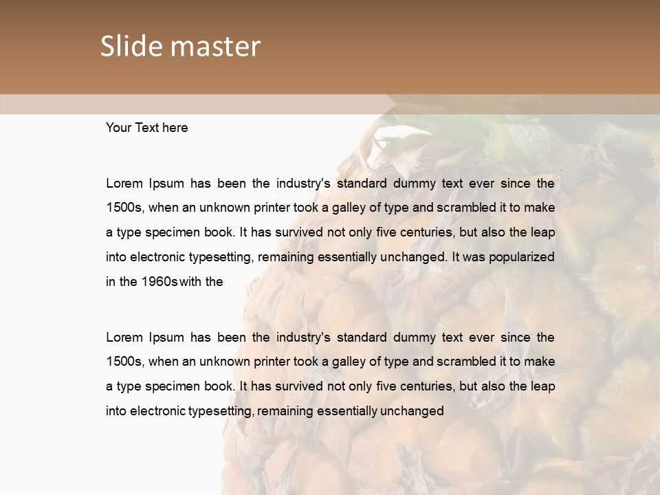 Appetizing Caribbean Nutrition PowerPoint Template