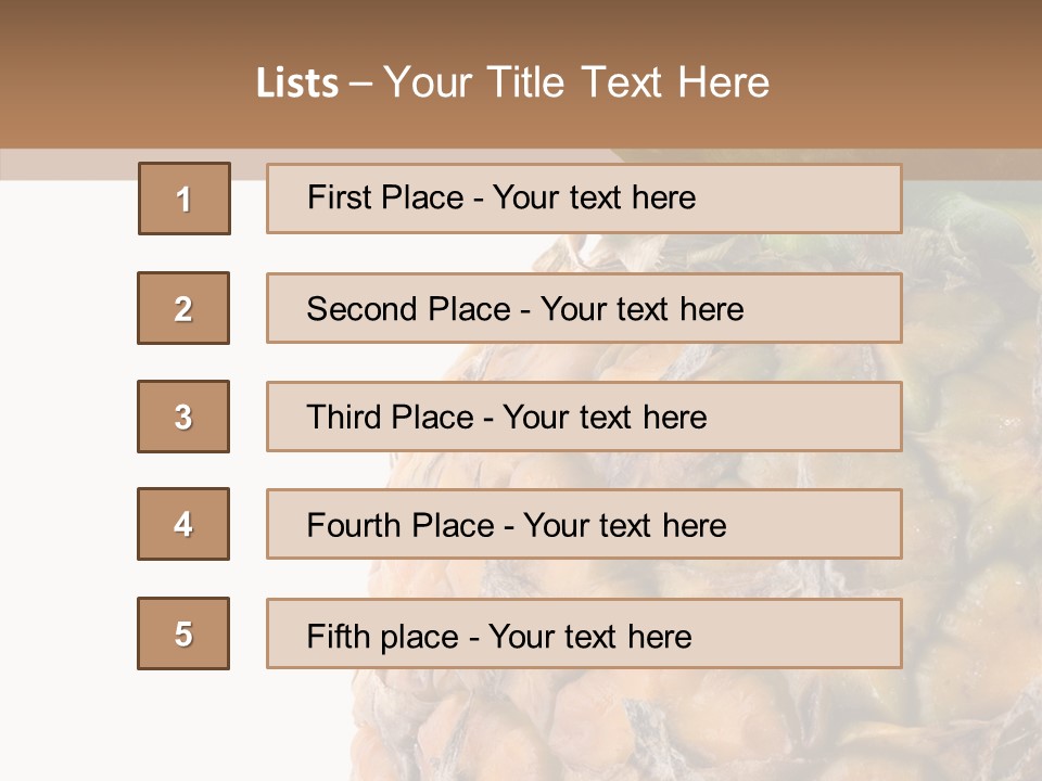 Appetizing Caribbean Nutrition PowerPoint Template
