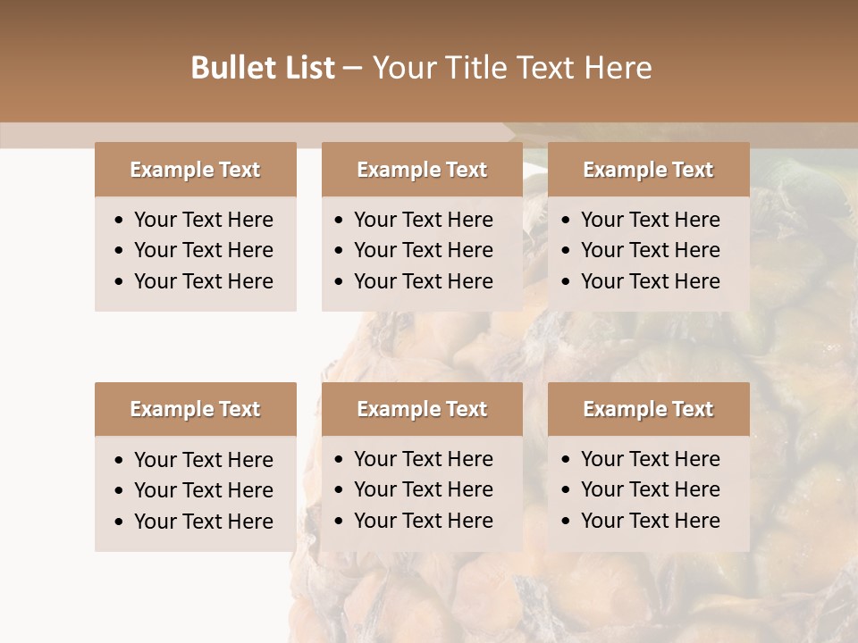 Appetizing Caribbean Nutrition PowerPoint Template