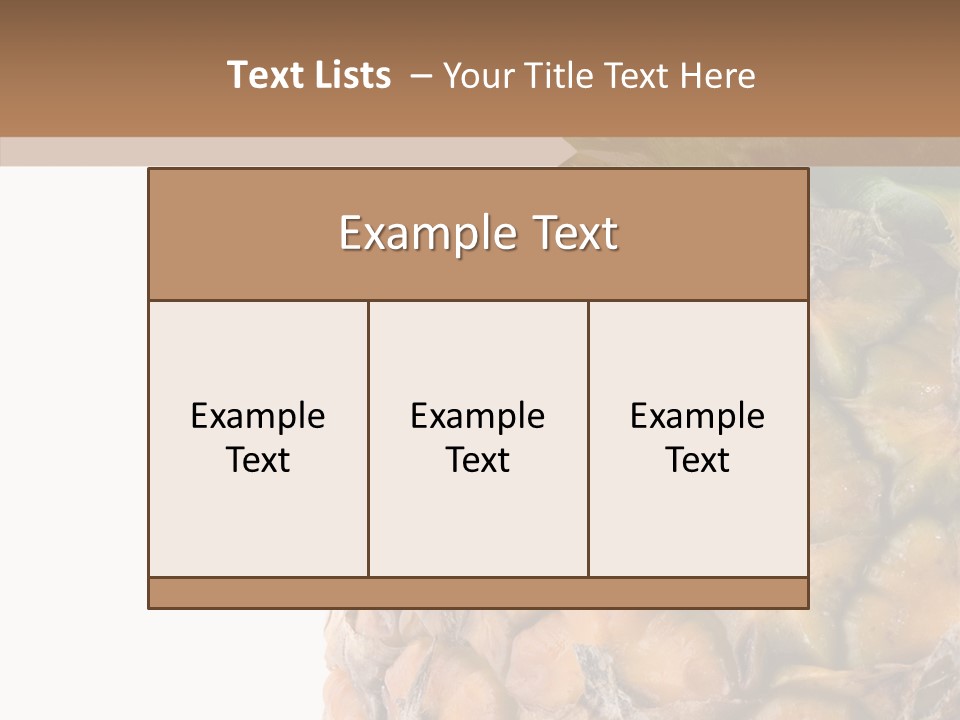 Appetizing Caribbean Nutrition PowerPoint Template