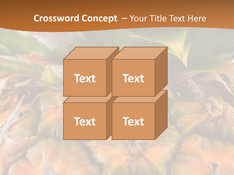 Food Tropical Ripe PowerPoint Template